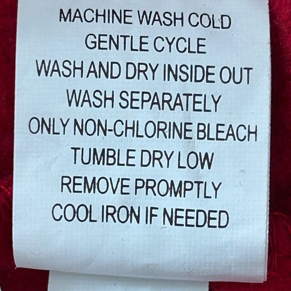 Ugly Christmas Fleece Red Santa Claus Beer Long Sleeve Shirt Size XLT - Picture 9 of 9